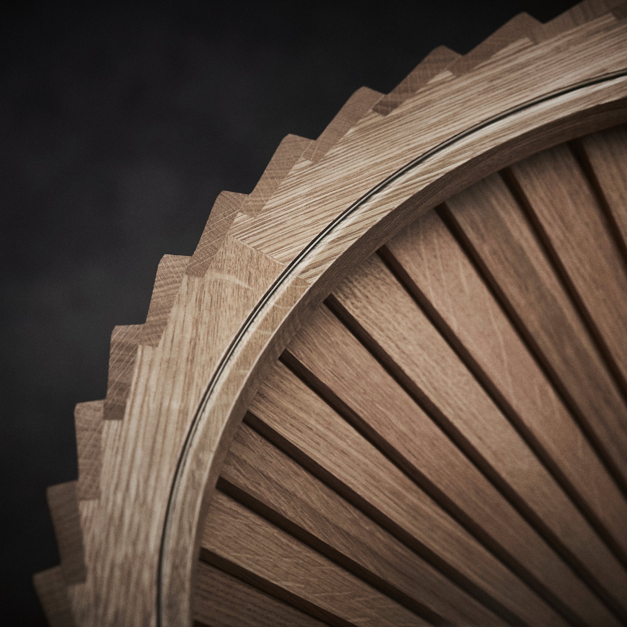 Hyperbel™ side table / Oak light